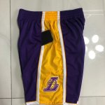 NBA Lakers 2009-10 authentique shorts Violet